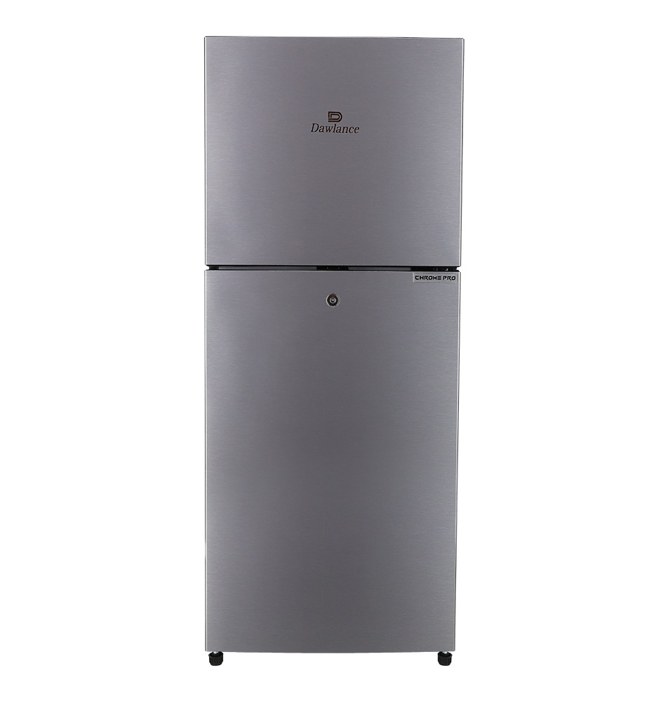 Dawlance 9140WB Chrome Pro Hairline Silver Double Door Refrigerator