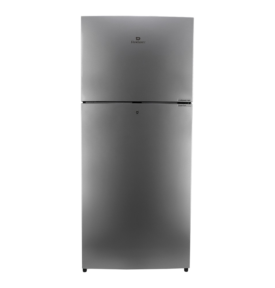 Dawlance 91999 Chrome Pro Hairline Silver Double Door Refrigerator